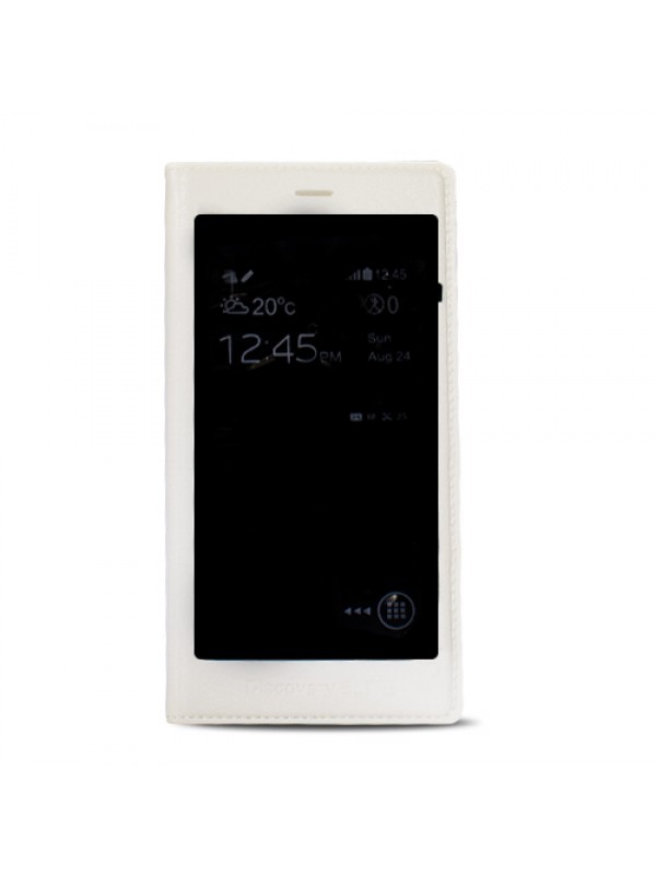 General Mobile Discovery Elite S View Dikişli Deri Tam Camlı Pencereli K…