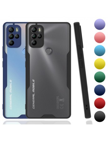 General Mobile GM 21 Pro Kılıf Platin Matte Silikon Arka Kapak