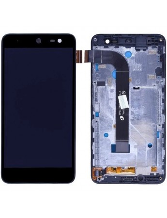 General Mobile GM5 LCD Ekran Dokunmatik Çıtalı - Siyah