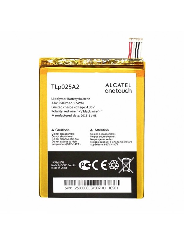 GM Discovery 2 / Alcatel Onetouch Batarya 2500 mAh - TLp025A2…