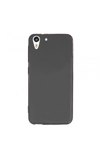 HTC Desire EYE Kılıf Soft Silikon Şeffaf-Siyah Arka Kapak…