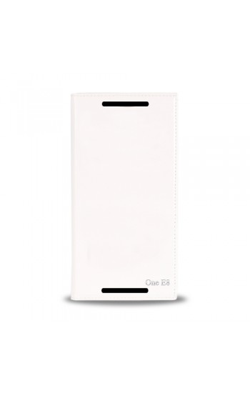 HTC One E8 Gizli Mıknatıslı Premium Magnum Kılıf Beyaz…