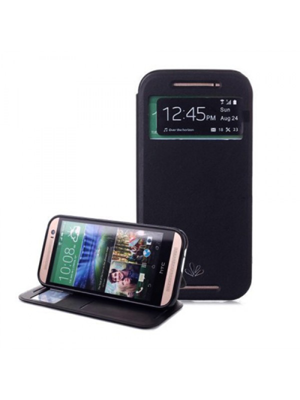 HTC One M8 VILI Cüzdanlı ve Standlı Kılıf Siyah…