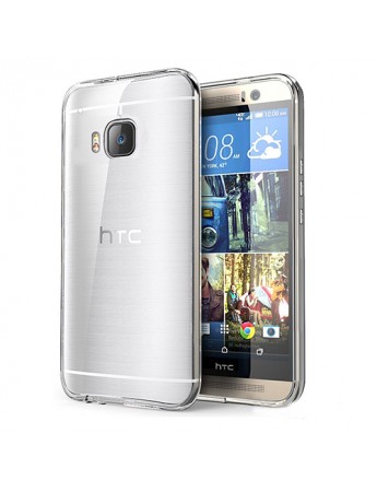 HTC One M9 Kılıf Soft Silikon Şeffaf Arka Kapak