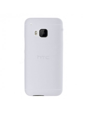HTC One M9 Ultra İnce TPU Arka Kapak Beyaz
