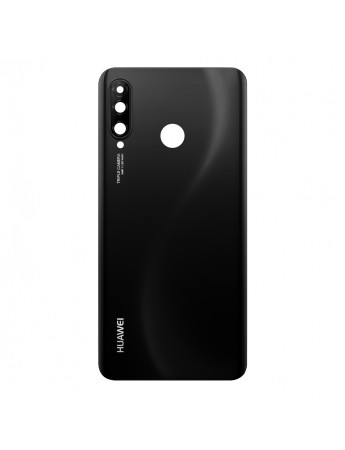 Huawei P30 Lite 24MP Arka Kapak Batarya Pil Kapağı Lensli - Siyah