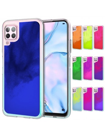 Huawei P40 Lite Kılıf Neon Likit Silikon Arka Kapak