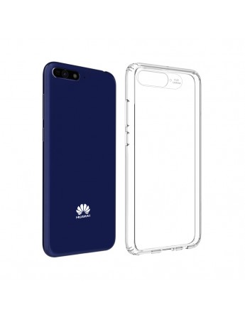 Huawei Y6 2018 Kılıf Köşe Korumalı Şeffaf Silikon Kapak