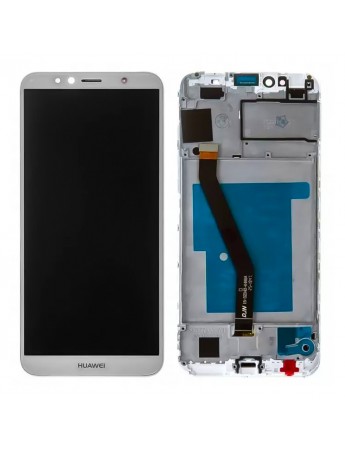 Huawei Y6 2018 LCD Ekran Dokunmatik Çıtalı - Beyaz