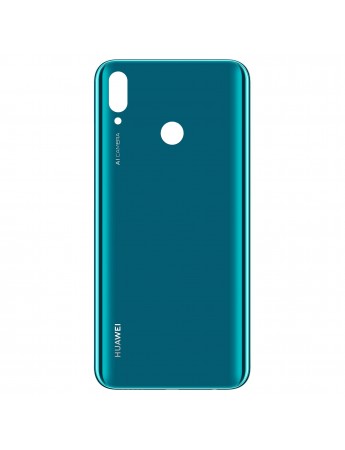 Huawei Y9 2019 Arka Kapak Batarya Kasalı Pil Kapağı - Mavi
