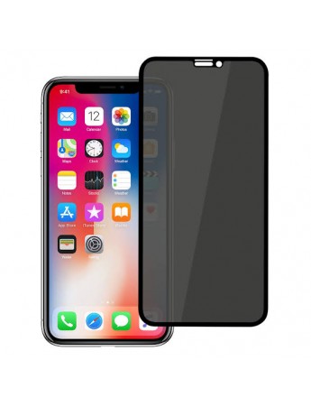 iPhone 11 Hayalet Privacy Gizli Cam Ekran Koruyucu Siyah