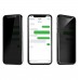 iPhone 11 Hayalet Privacy Gizli Cam Ekran Koruyucu Siyah