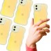 iPhone 11 Kılıf Occo Seri Hologramlı Taşlı Şeffaf Silikon Kapak
