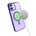 iPhone 12 / 12 Pro Magsafe Özellikli Renkli Clear Case Kapak