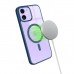 iPhone 12 / 12 Pro Magsafe Özellikli Renkli Clear Case Kapak