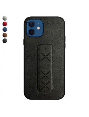 iPhone 12 / iPhone 12 Pro Kılıf Hialus Stant Tutuculu Deri Kapak