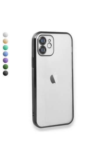 iPhone 12 Kılıf Razer Lens Çerçeveli Silikon Kapak…