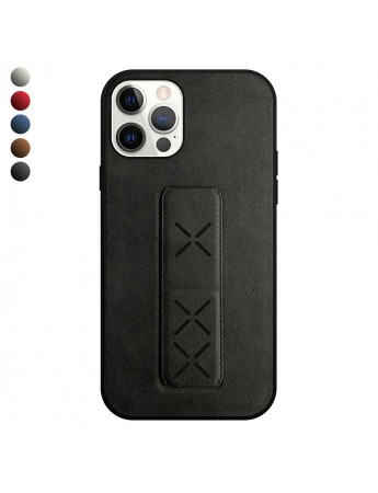 iPhone 12 Pro Max Kılıf Hialus Stant Tutuculu Deri Kapak