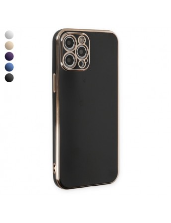 iPhone 12 Pro Max Kılıf Luxury Seri Kamera Korumalı Silikon Kapak