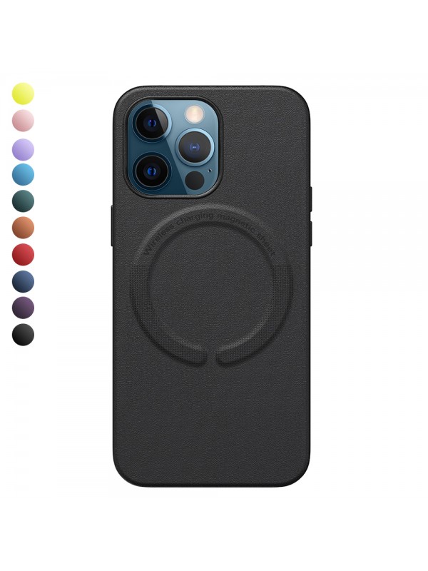 iPhone 12 Pro Max Magsafe Özellikli Leather Deri Kılıf…