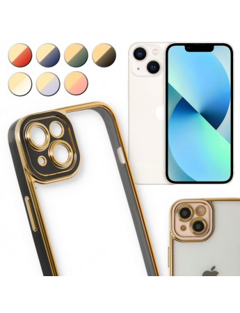 iPhone 13 Kılıf Lazer Lens Kamera Çerçeveli Kapak