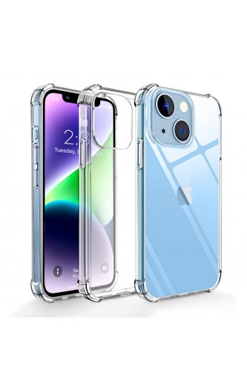 iPhone 13 Kılıf Round Seri Köşe Korumalı Şeffaf Silikon Kapak…