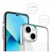iPhone 13 Kılıf Space Seri Lux Silikon Şeffaf Kapak