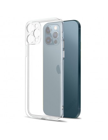 iPhone 13 Pro Max Kılıf FitCase Toz Koruma Tıpalı Şeffaf Arka Kapak