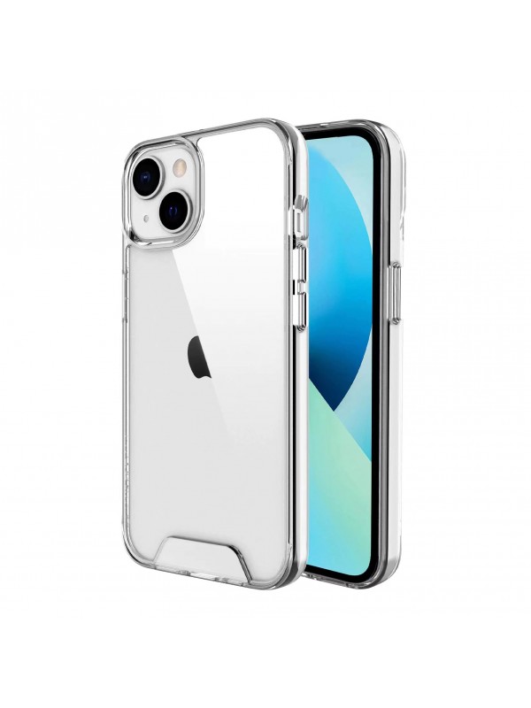iPhone 14 Kılıf Space Seri Lux Silikon Şeffaf Kapak…