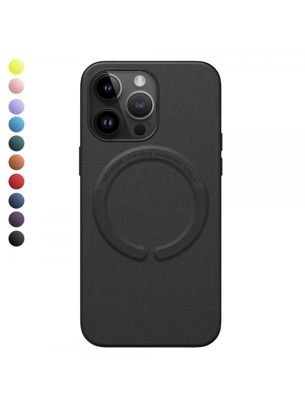 iPhone 14 Pro Magsafe Özellikli Leather Deri Kılıf