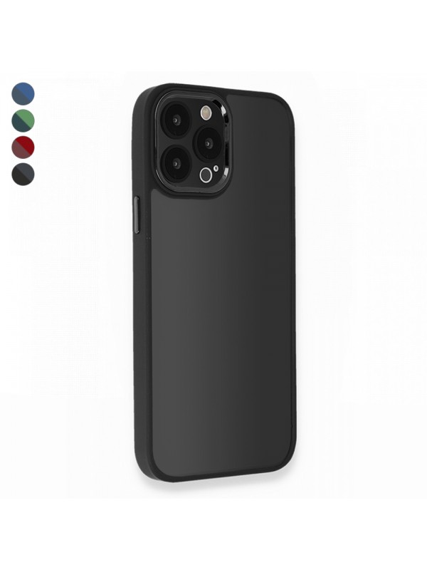 iPhone 14 Pro Max Kılıf Freya Lazer Lens Kamera Çerçeveli Sil…
