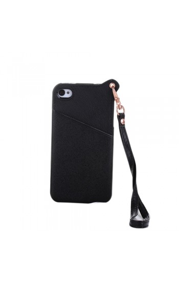 iPhone 4/ 4s BADI Kartlıklı Arka Kapak Siyah…