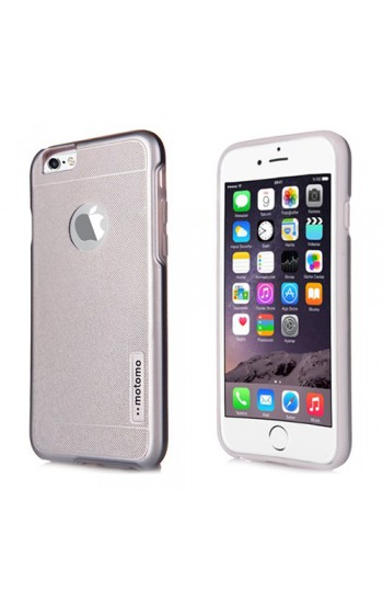 iPhone 4 / 4S Kılıf Motomo Sert Arka Kapak Gri…