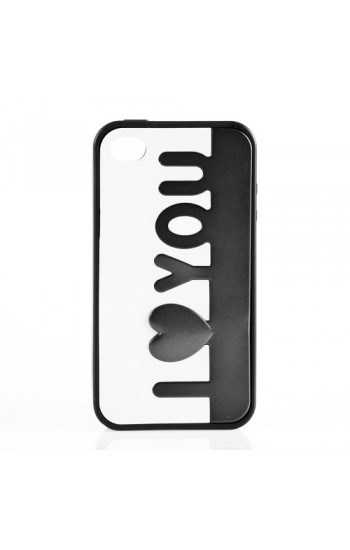 iPhone 4 / 4s Taraftar B Silikon Kılıf Siyah-Beyaz…