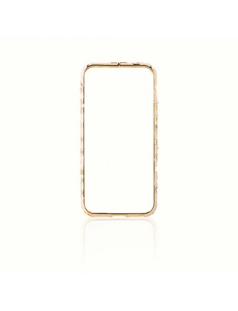 iPhone 5-5s Taşlı Metal Bumper Çerçeve Kılıf