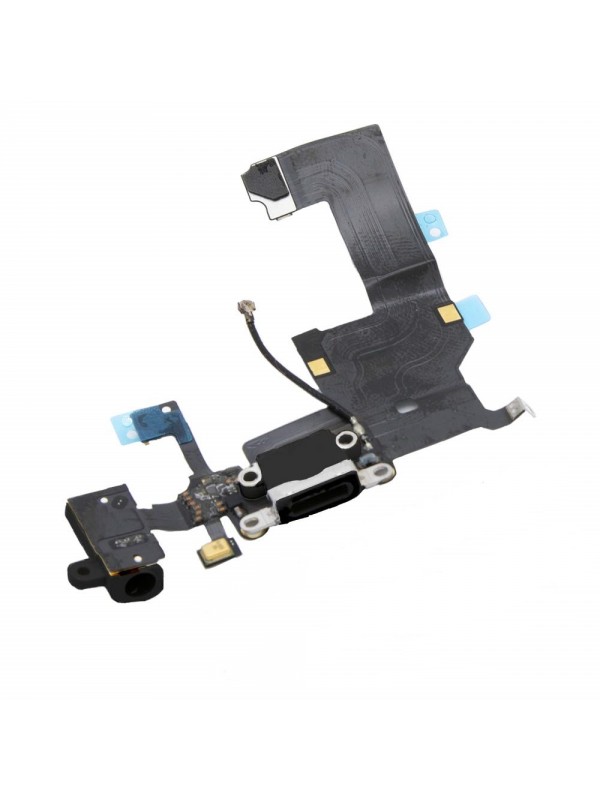 iPhone 5 Şarj Soketi Kulaklık Soketi Mikrofon Filmli Orijinal - Siyah…
