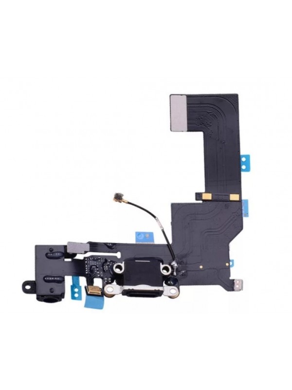 iPhone 5s Şarj Soketi Kulaklık Soketi Mikrofon Filmli Orj - Siyah…