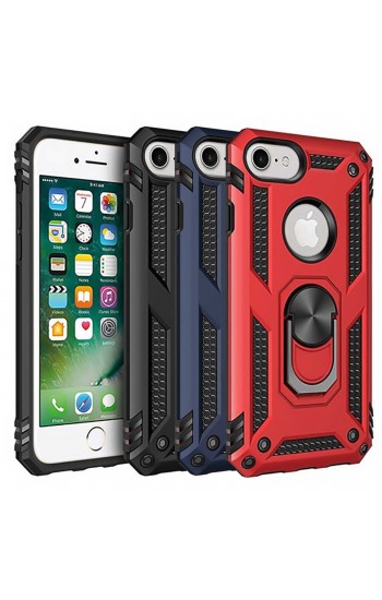iPhone 6 / 6s Kılıf Panzer Ring Tam Koruma Arka Kapak…