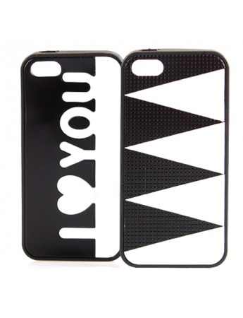 iPhone 6 / 6s Taraftar B Silikon Kılıf Siyah-Beyaz