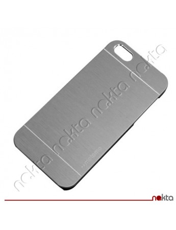 iPhone 6 Metal Arka Kapak Motomo Gri