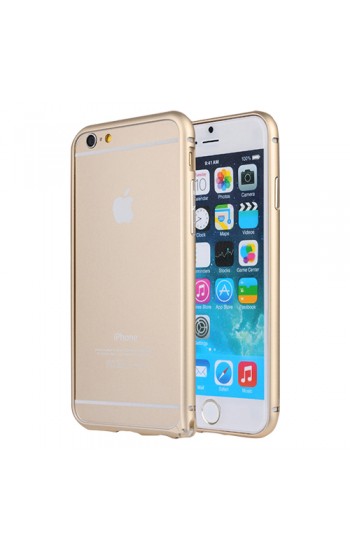 iPhone 6 Plus 5,5 inç Metal Bumper Çerçeve Kılıf Gold…