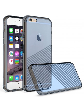 iPhone 6 Plus / 6s Plus PC Desenli Arka Kapak Siyah