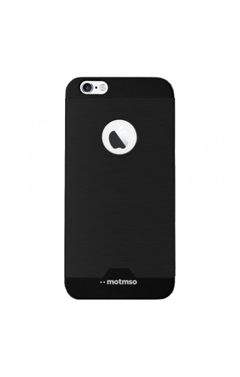 iPhone 6 Plus Metal Arka Kapak Motomo Siyah…
