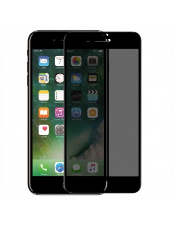 iPhone 7 / 8 Hayalet Privacy Gizli Seramik Mat Ekran Koruyucu Siyah