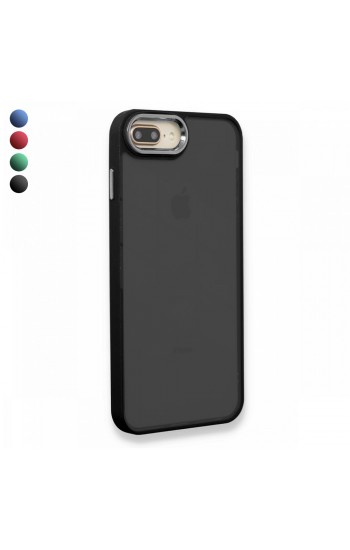 iPhone 7 Plus / 8 Plus Kılıf Freya Lazer Lens Kamera Çerçeveli Silikon…