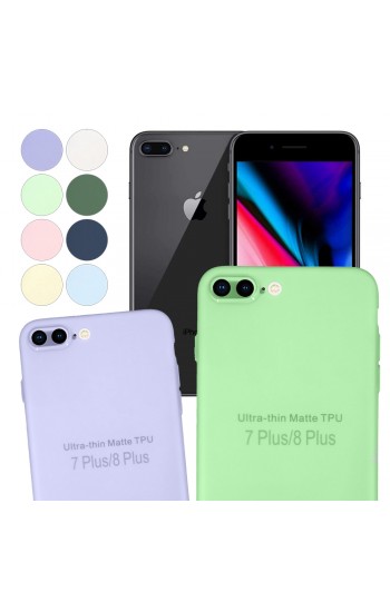 iPhone 7 Plus / 8 Plus Kılıf Kamera Korumalı Mat Ultra İnce Kapak…