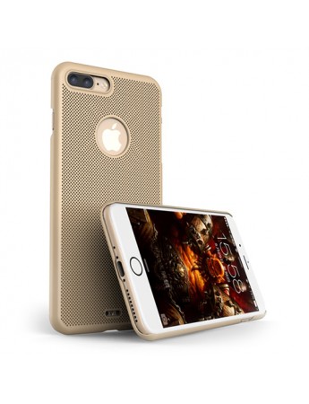 iPhone 7 Plus / 8 Plus Loopee Point Sert Arka Kapak Gold
