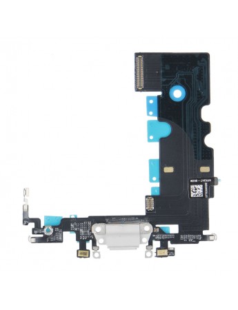 iPhone 8 Şarj Soketi Kulaklık Soketi Mikrofon Filmli Orijinal - Beyaz
