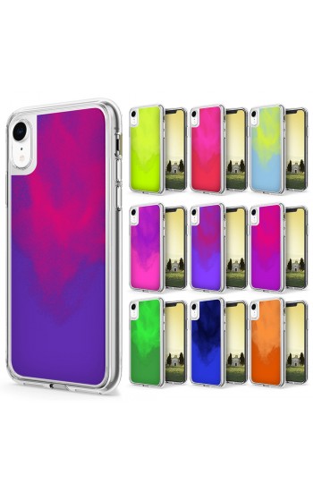 iPhone XR Kılıf Neon Likit Silikon Arka Kapak…