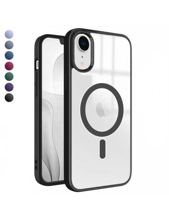 iPhone XR Magsafe Özellikli Renkli Clear Case Kapak